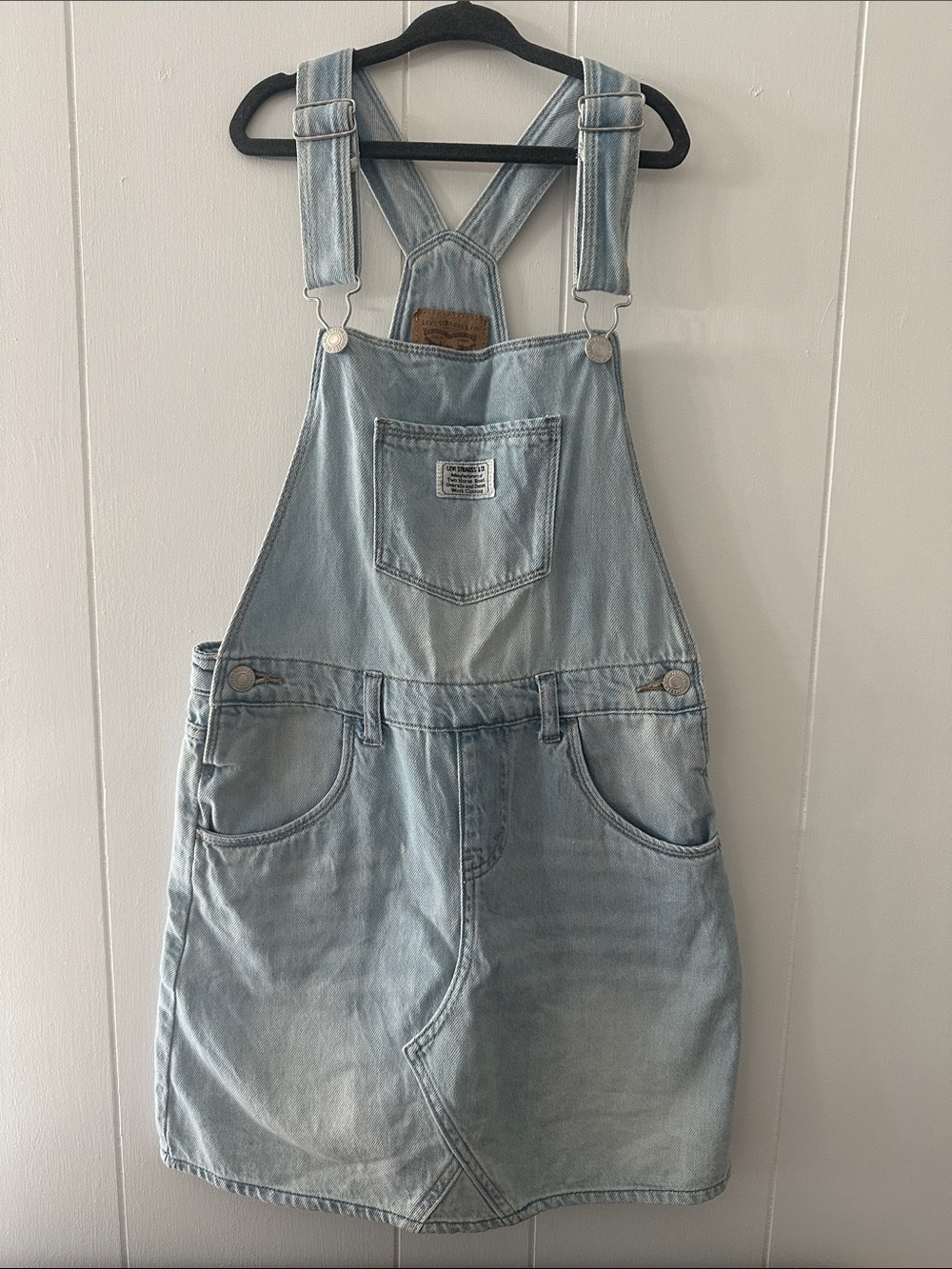 Levi's Light Blue Denim Kids Overall Skirt